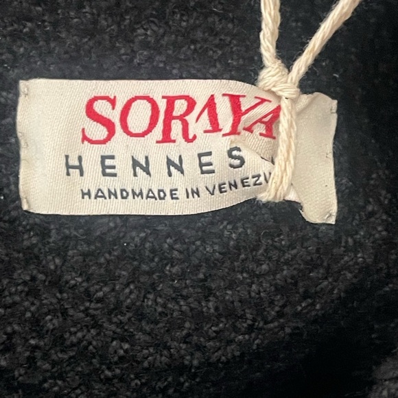 New! Soraya Hennessy black Fiesta Fringe Pouch - Picture 13 of 16